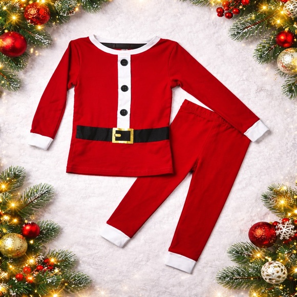 Carter's Other - Carter's Red Santa Pajama Jogger Set